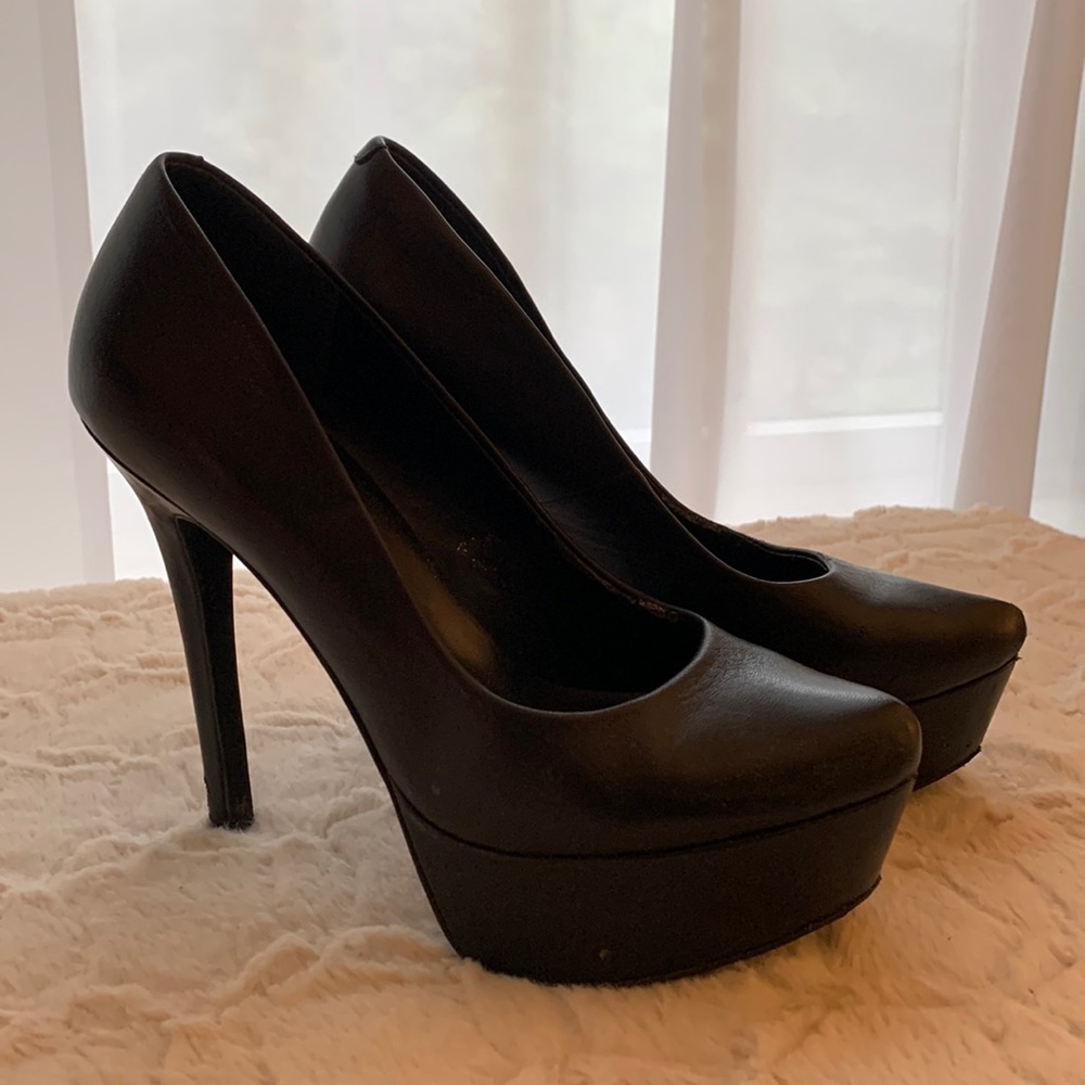 Black Sexy Platform Heels